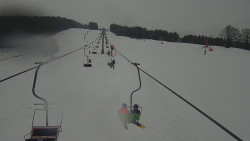 Lanovka - pohled nahoru