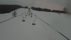 Lanovka - pohled nahoru