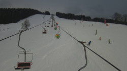 Lanovka - pohled nahoru