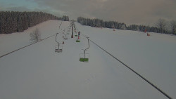 Lanovka - pohled nahoru