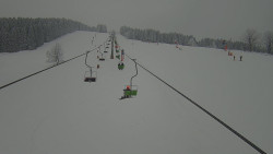 Lanovka - pohled nahoru