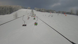 Lanovka - pohled nahoru