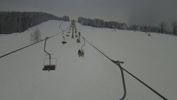 Lanovka - pohled nahoru