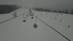 Lanovka - pohled nahoru