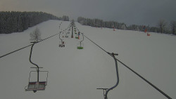 Lanovka - pohled nahoru