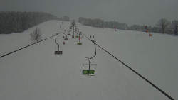 Lanovka - pohled nahoru