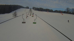 Lanovka - pohled nahoru