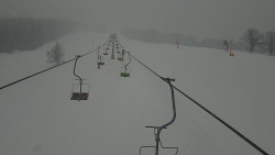 Lanovka - pohled nahoru