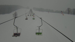 Lanovka - pohled nahoru