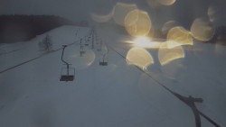 Lanovka - pohled nahoru