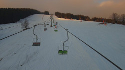 Lanovka - pohled nahoru