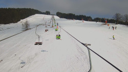 Lanovka - pohled nahoru