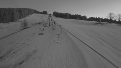 Lanovka - pohled nahoru