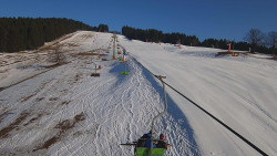 Lanovka - pohled nahoru