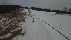 Lanovka - pohled nahoru