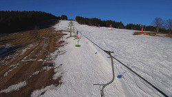 Lanovka - pohled nahoru