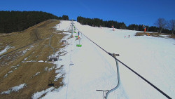 Lanovka - pohled nahoru