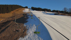 Lanovka - pohled nahoru