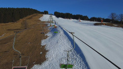 Lanovka - pohled nahoru