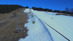 Lanovka - pohled nahoru