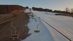 Lanovka - pohled nahoru