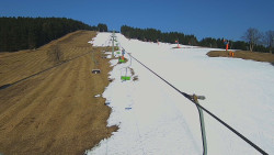 Lanovka - pohled nahoru