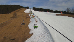 Lanovka - pohled nahoru