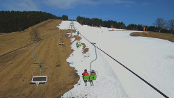 Lanovka - pohled nahoru