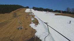 Lanovka - pohled nahoru