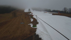 Lanovka - pohled nahoru