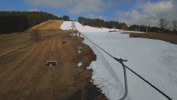 Lanovka - pohled nahoru