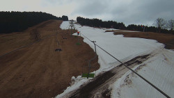 Lanovka - pohled nahoru