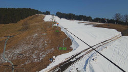 Lanovka - pohled nahoru