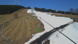 Lanovka - pohled nahoru