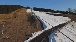 Lanovka - pohled nahoru