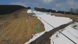 Lanovka - pohled nahoru