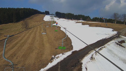 Lanovka - pohled nahoru