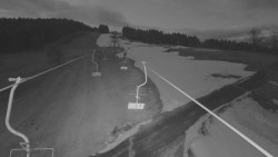 Lanovka - pohled nahoru