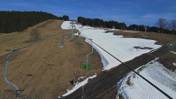 Lanovka - pohled nahoru