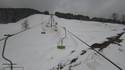 Lanovka - pohled nahoru