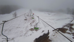 Lanovka - pohled nahoru