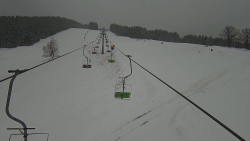 Lanovka - pohled nahoru