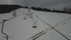 Lanovka - pohled nahoru