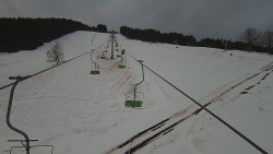 Lanovka - pohled nahoru