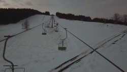 Lanovka - pohled nahoru