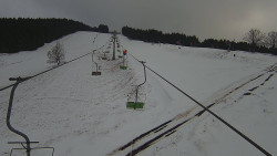 Lanovka - pohled nahoru