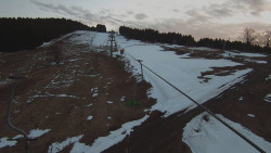 Lanovka - pohled nahoru