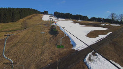 Lanovka - pohled nahoru