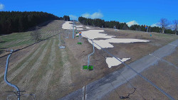 Lanovka - pohled nahoru