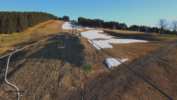 Lanovka - pohled nahoru